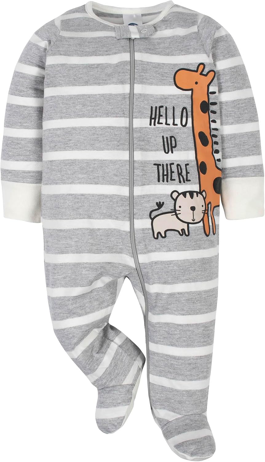 Gerber Baby Boys' 4 Pack Sleep 'N Play Footie - Image 4