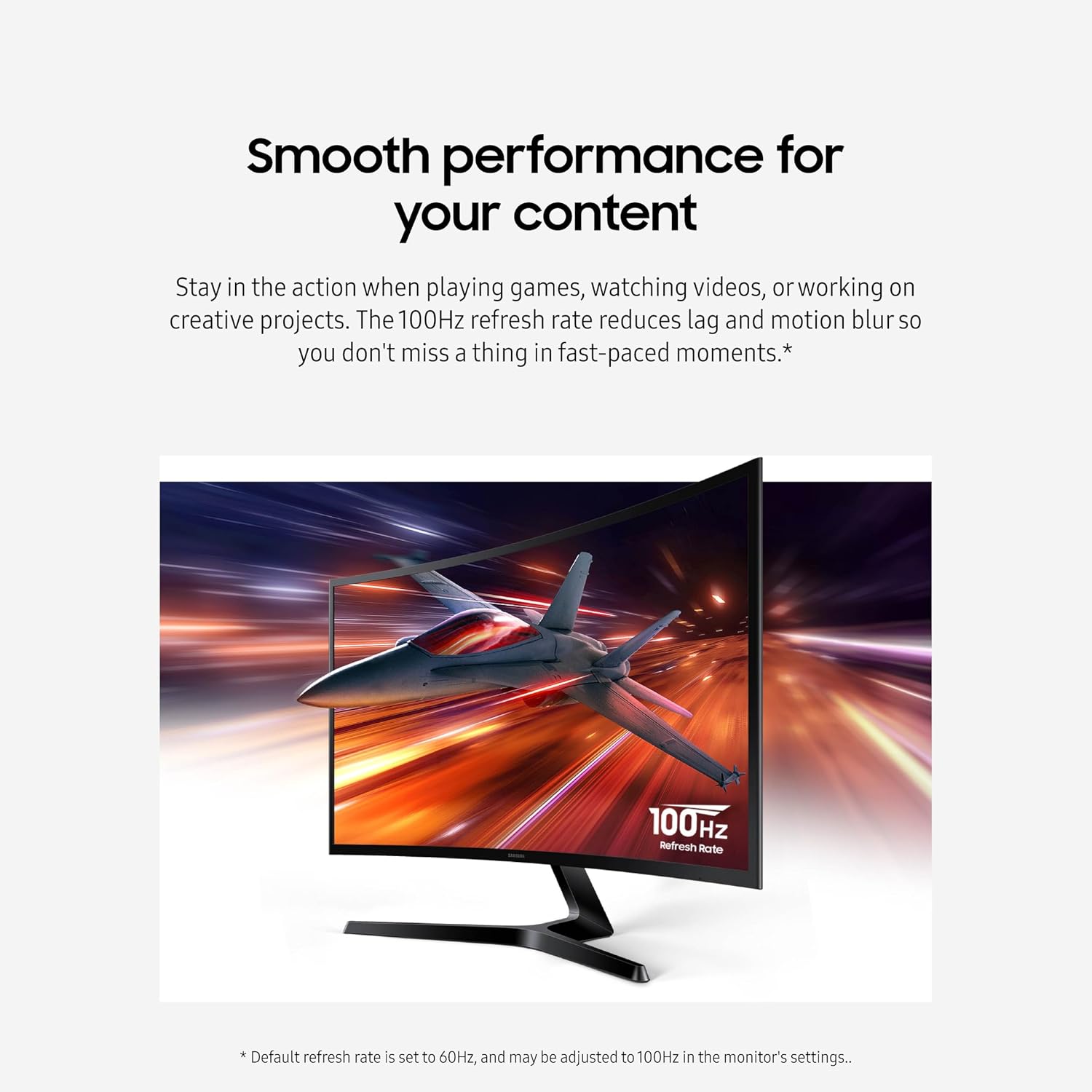 Samsung 27" Essential S3 (S36GD) Series FHD 1800R Curved Computer Monitor - Image 5