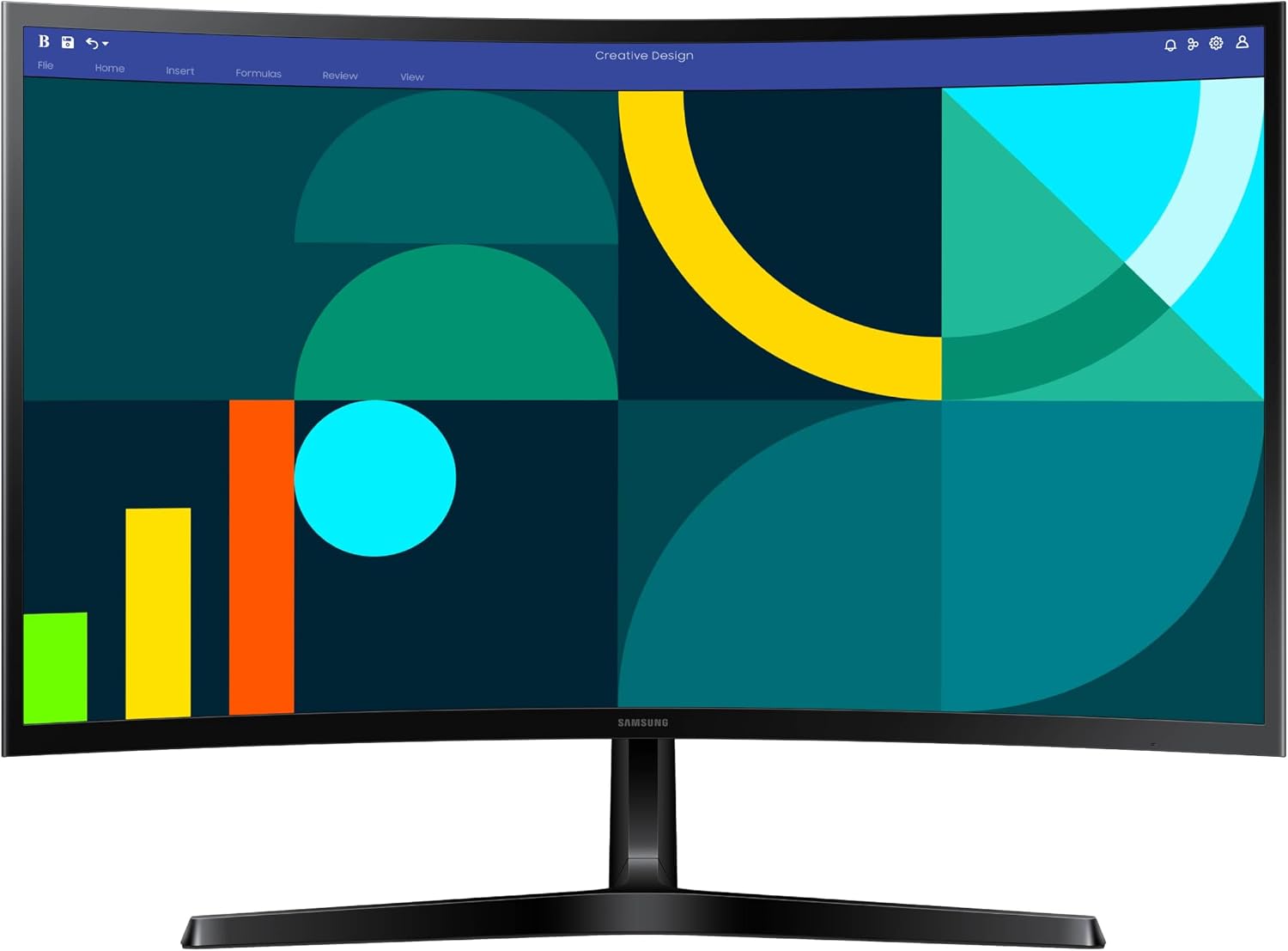 Samsung 27" Essential S3 (S36GD) Series FHD 1800R Curved Computer Monitor - Image 10