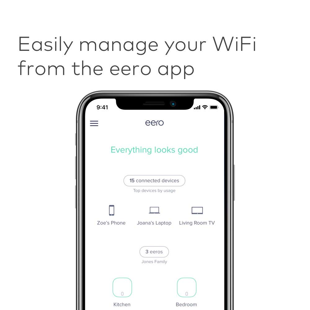 Like-New Amazon eero mesh wifi router - Supports internet plans up to 550 Mbps, Coverage up to 1,500 sq. ft., 1-pack - Image 5