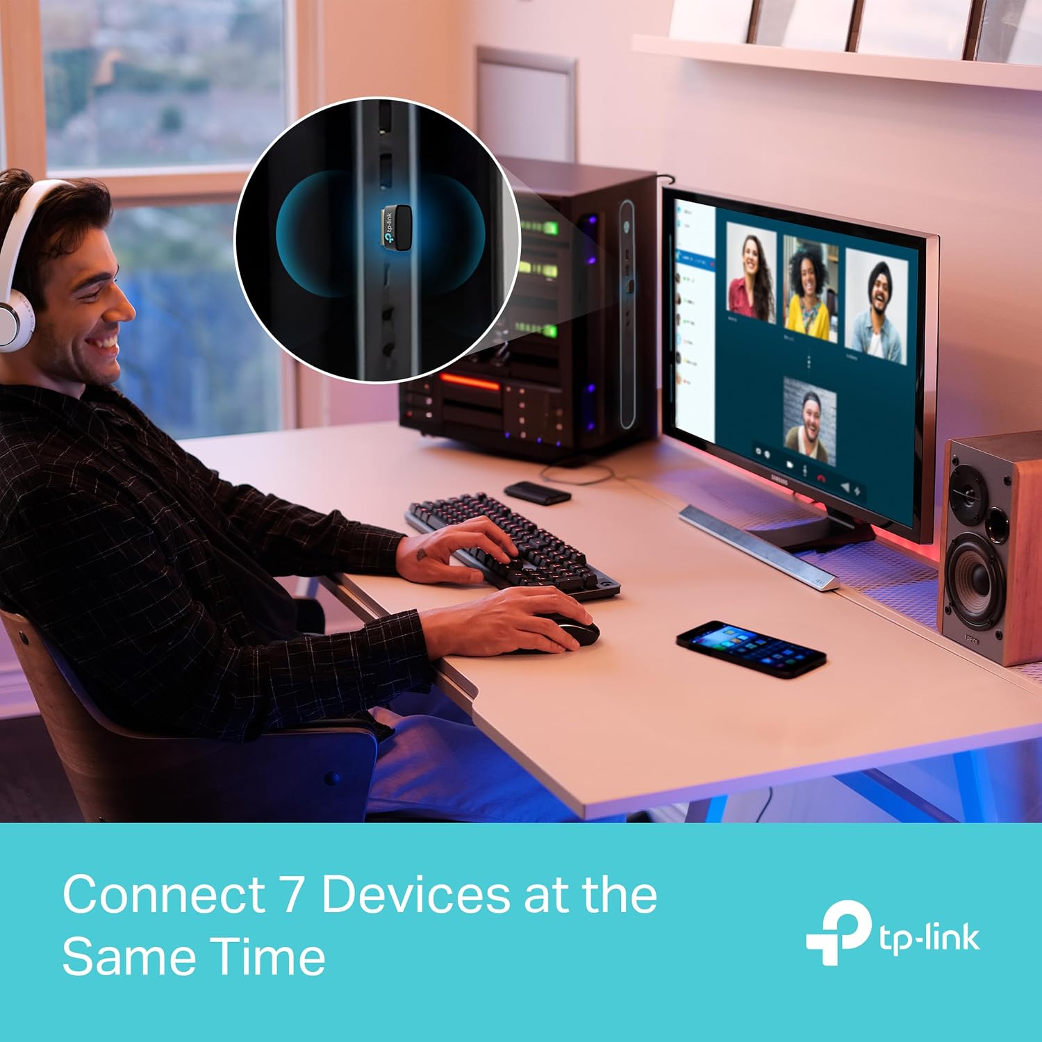 TP-Link USB Bluetooth Adapter for PC - Bluetooth 5.4 USB Dongle Receiver - Image 7