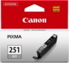 Canon CLI-251 Genuine Gray Ink Tank, Compatible with MG6320, MG7120, iP8720, and MG7520 Printers