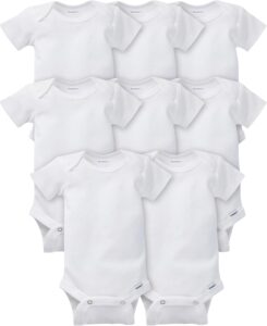 Gerber Baby Boys & Girls 8-Pack Short Sleeve Onesies Bodysuits