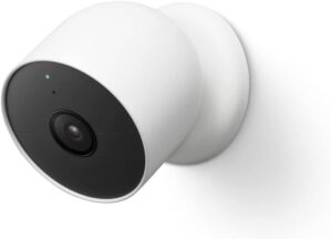 Google Nest Cam Outdoor or Indoor, Battery - Wireless Security Camera | Home security camera, built-in intelligent alerts, 1080p HDR video, works with Google Home and Alexa