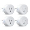 Govee Smart Plug, WiFi Plugs Work with Alexa & Google Assistant, Smart Outlet with Timer & Group Controller, WiFi Outlet for Home, No Hub Required, ETL & FCC Certified, 2.4G WiFi Only, 4 Pack | Smart Home Plugs, 15A WiFi Outlet, Timer Function and Group Controller, No Hub Required, ETL & FCC Certified, 2.4G Only