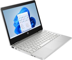 HP – Pavilion x360 2-in-1 11.6inch Touch-Screen Laptop – Intel Pentium Silver – 4GB Memory – 128GB SSD – Natural Silver 11-11.99 inches