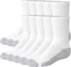 Hanes Kids' Uniform Crew Socks Pack, 10-pack, Moisture-wicking, Cushioned, Stretch Kids' Socks for School