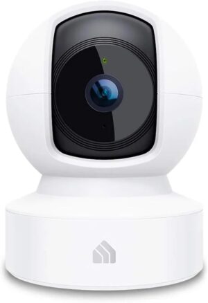 Kasa 1080p Indoor Pan/Tilt Wired Security Camera, Baby & Pet Monitor, EC70 | Motion Detection & Tracking, 2-Way Audio, Night Vision, Subscription-Free Local Storage or Optional Cloud