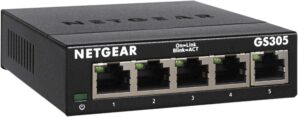 NETGEAR 5-Port Gigabit Ethernet Unmanaged Network Switch (GS305)