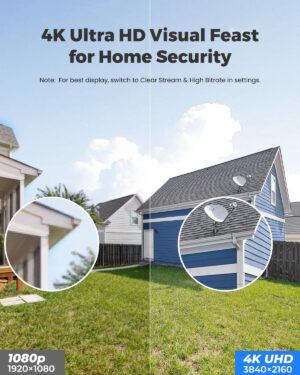 REOLINK RLC-820A 4K PoE Security Camera, Wired Outdoor Dome Surveillance | 100ft IR Night Vision, Human/Vehicle/Animal Smart Detection, Timelapse, Works with Smart Home, up to 512GB SD Card