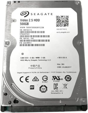Seagate Video 2.5 HDD Hard Drive – Internal (ST500VT000)