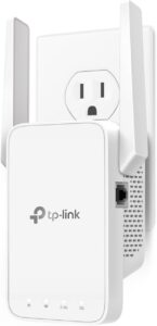 TP-Link AC1200 WiFi Extender – 1.2Gbps Home Signal Booster, Dual Band 5GHz/2.4GHz, Up to 1600 Sq.ft and 32 Devices, EasyMesh Compatible, One Ethernet Port (RE315)