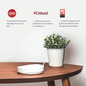 TP-Link Deco M5 Mesh WiFi System – Up to 5,500 sq. ft. Whole Home Coverage and 100+ Devices,WiFi Router/Extender Replacement, Anitivirus, 3-Pack