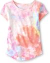 The Children's Place Girls Short Sleeve High Low Tee