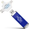 ThePhotoStick® Omni 256GB Photo Backup for iPhone, Android and Computers | Automatic Photo and Video Backup, Flash Drive, iOS and Android, macOS and PC, Easy File Storage and Transfer, Memory Stick