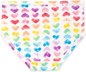 Burt’s Bees Baby Girls’ Organic Cotton Brief Underwear, 5-Pack