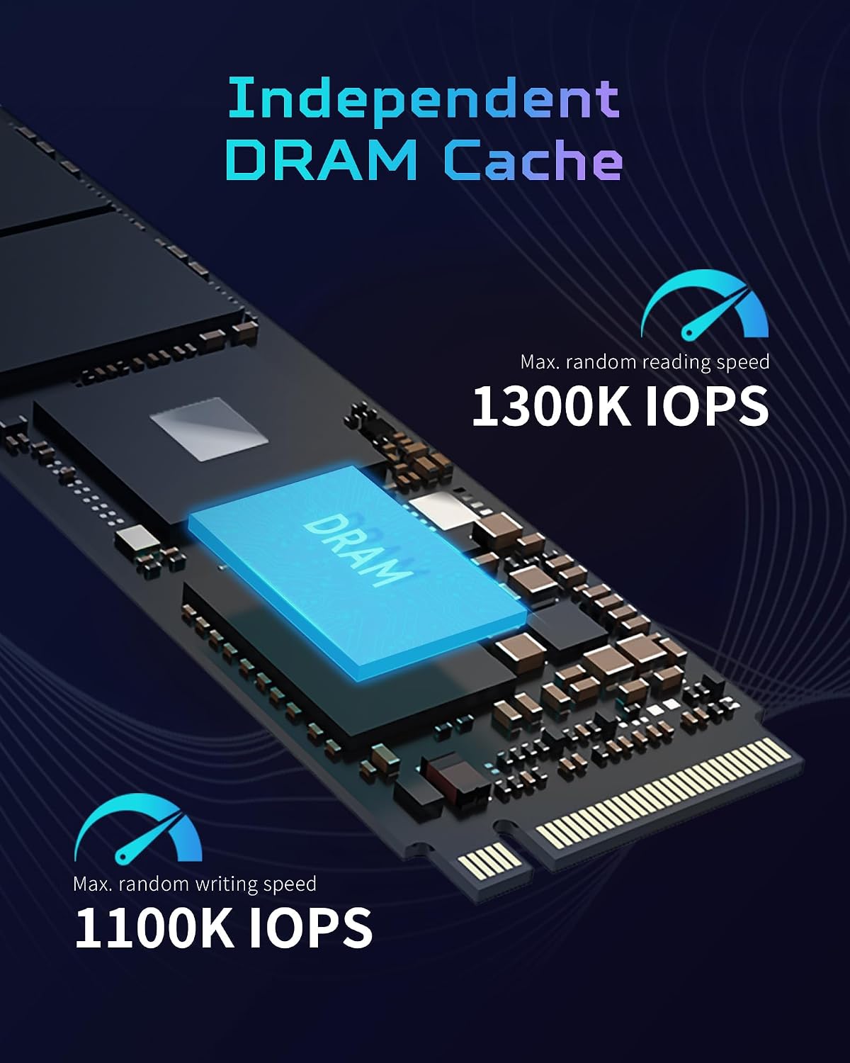 Predator M.2 SSD 2TB GM7000 with DRAM cache NVMe 1.4 2280 PCIe Gen4×4 Ultra high speed (maximum read: 7400MB/s, max write: 6700MB/s) 3D NAND TLC Internal SSD Compatible with PS5 Pro - BL.9BWWR.106 - Image 4