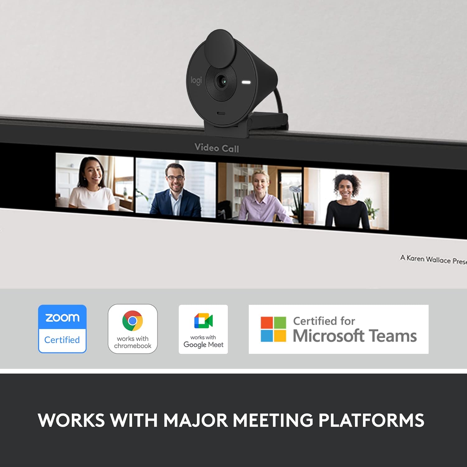 Logitech Brio 301 Full HD 1080p Webcam for Streaming and Meetings - Black - Image 7