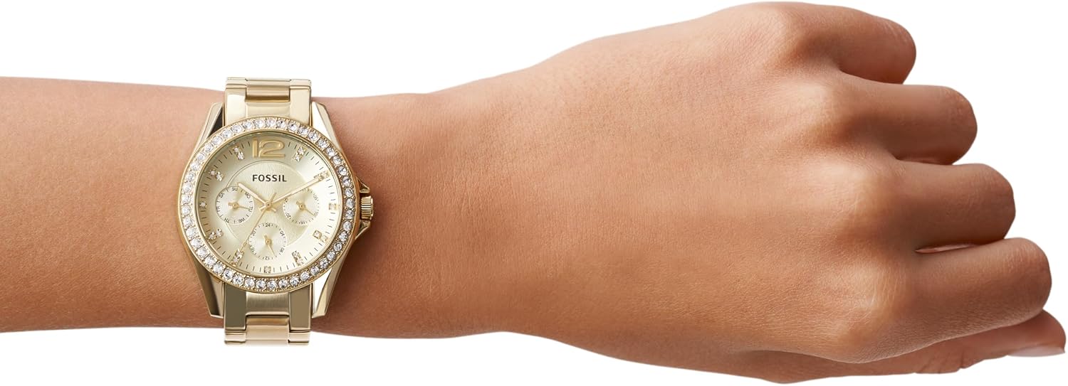 Fossil Women's Watch, Riley Quartz Stainless Steel Multifunction Watch for Women - Image 5