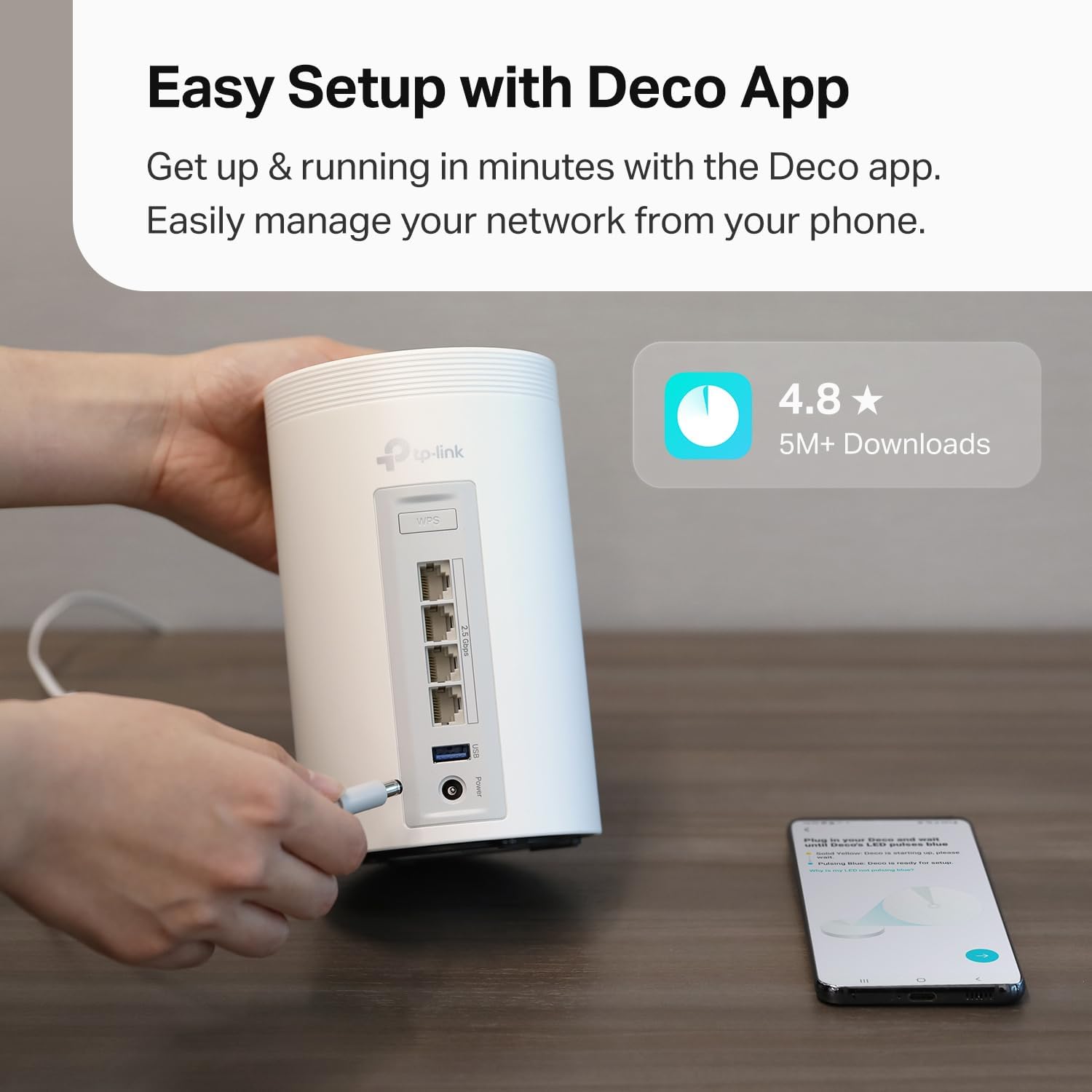 Deco 7 Pro Tri-Band WiFi 7 BE10000 Whole Home Mesh System 6-Stream 10 Gbps - Image 8