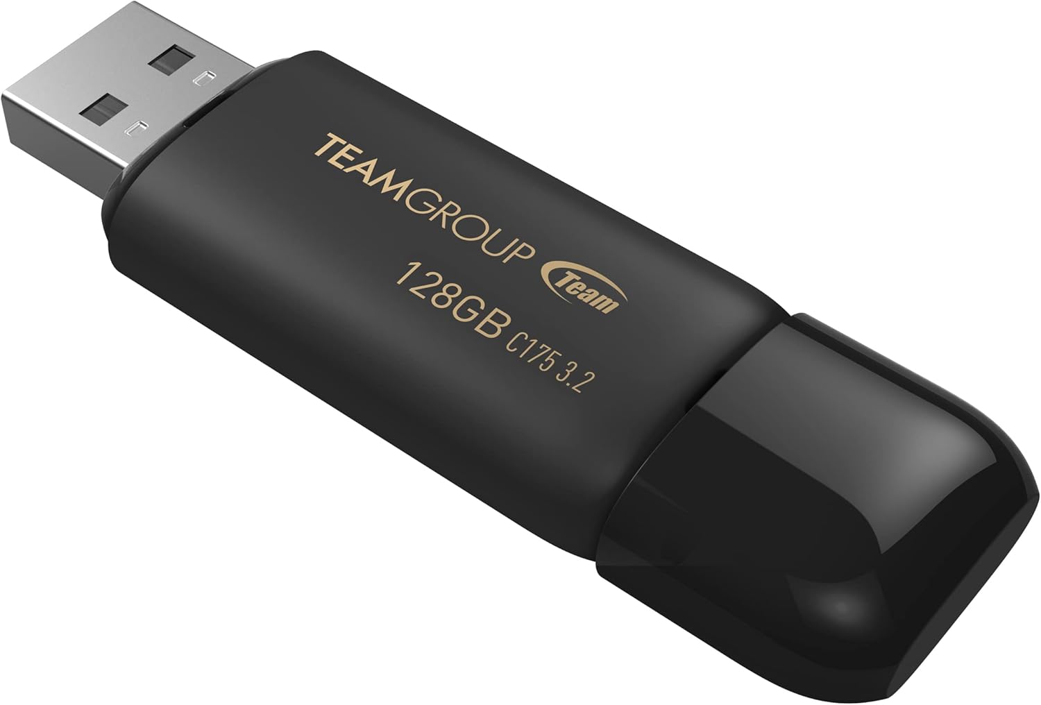 TEAMGROUP C175 128GB 2 Pack USB 3.2 Gen 1 (USB 3.1/3.0) Read 100MB/s Flash Thumb Drive, External Data Storage Memory Stick Compatible with Computer/Laptop Matte Black TC1753128GB22 - Image 3