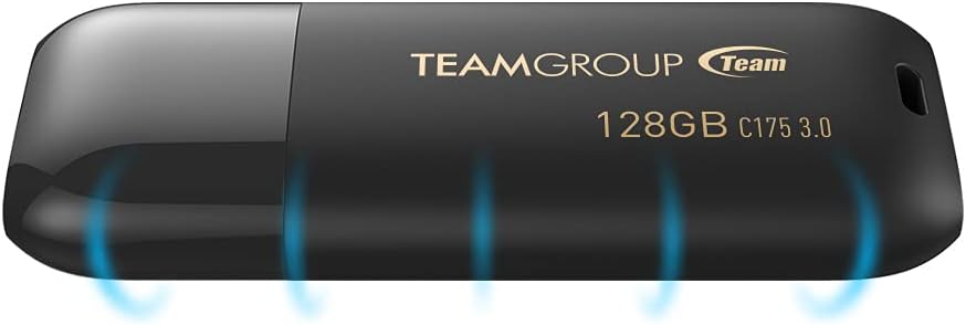 TEAMGROUP C175 128GB 2 Pack USB 3.2 Gen 1 (USB 3.1/3.0) Read 100MB/s Flash Thumb Drive, External Data Storage Memory Stick Compatible with Computer/Laptop Matte Black TC1753128GB22 - Image 5