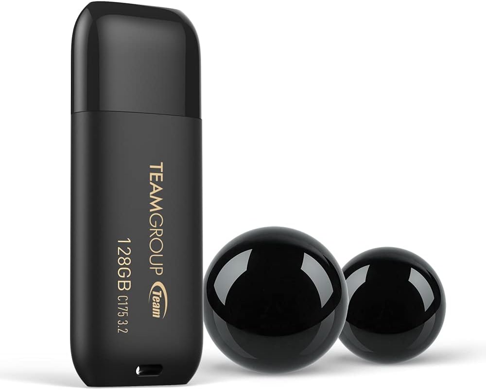 TEAMGROUP C175 128GB 2 Pack USB 3.2 Gen 1 (USB 3.1/3.0) Read 100MB/s Flash Thumb Drive, External Data Storage Memory Stick Compatible with Computer/Laptop Matte Black TC1753128GB22 - Image 8