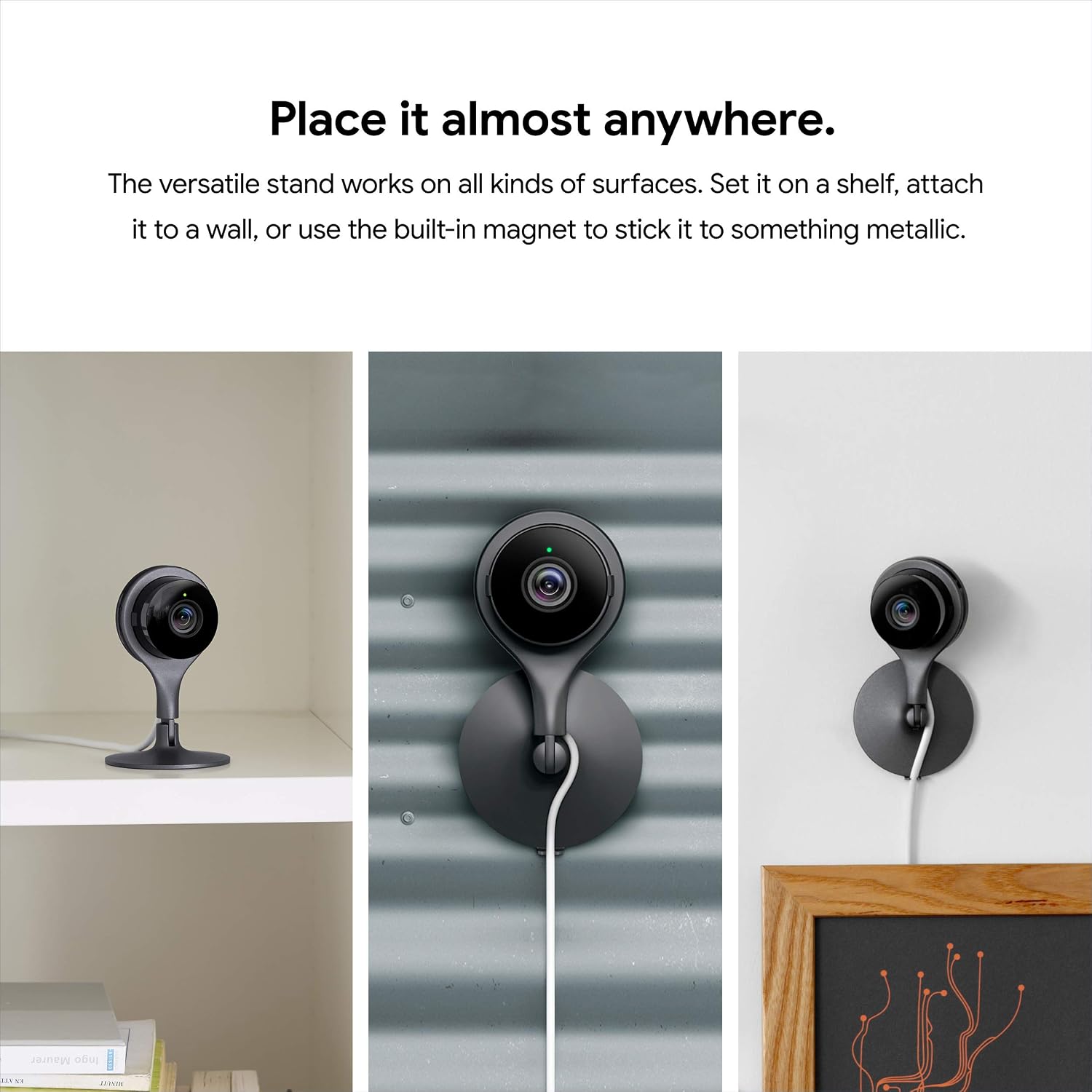Google Nest Cam Indoor - 1st Generation - Wired Indoor Camera - Control with Your Phone and Get Mobile Alerts - Surveillance Camera with 24/7 Live Video and Night Vision - Image 13