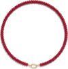 Beaded Natural Stone Necklaces for Women Choker Gemstone Bead Summer Beach Jewelry Necklace