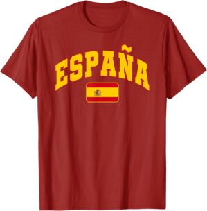 Espana Flag Spain Pride Design T-Shirt