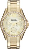 Fossil Women's Watch, Riley Quartz Stainless Steel Multifunction Watch for Women