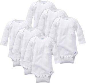 Gerber Baby 6-pack Long-sleeve Onesies Bodysuit