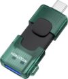 KOOTION 64GB Dual USB-A & Type-C Flash Drive up to 110MB/s USB 3.2 Gen 1