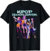 Kpop Demon Hunters Huntrix Heroic Poses Group Shot T-Shirt
