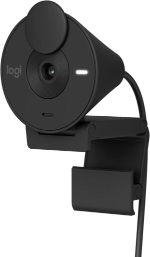 Logitech Brio 301 Full HD 1080p Webcam for Streaming and Meetings - Black