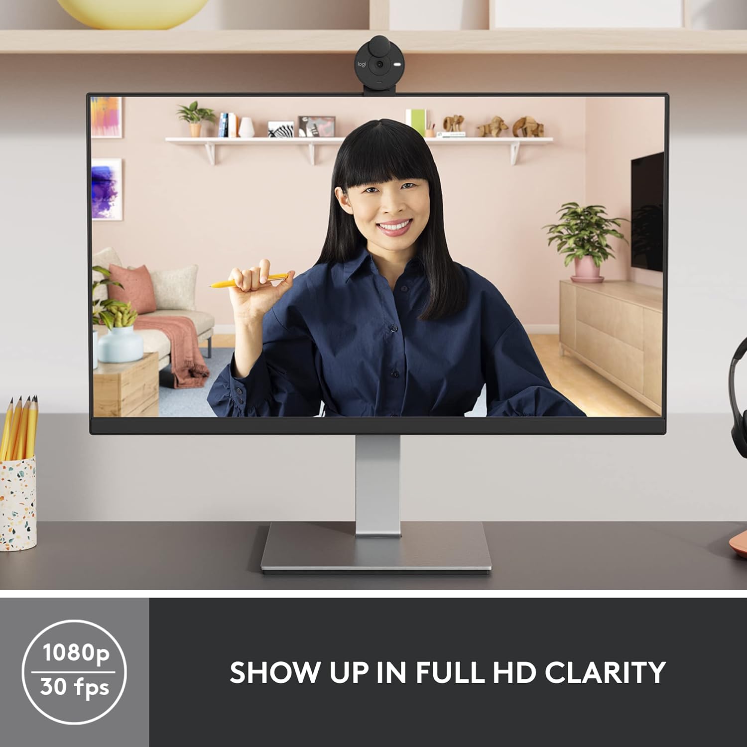 Logitech Brio 301 Full HD 1080p Webcam for Streaming and Meetings - Black - Image 2