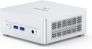 MINISFORUM UM870 Slim Mini PC AMD Ryzen 7 8745H(8C/16T), Mini Desktop Computer 32GB DDR5 RAM 1TB SSD, USB4/HDMI/DP 8K@60Hz Output, 2.5G LAN Port, 4xUSB Ports, WiFi 6E, BT5.3, AMD Radeon 780M Graphics