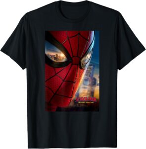 Marvel Studios Spider-Man BND Movie 2026 Mask Eyes Poster T-Shirt