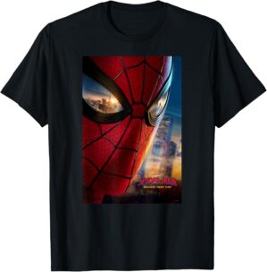 Marvel Studios Spider-Man BND Movie 2026 Mask Eyes Poster T-Shirt