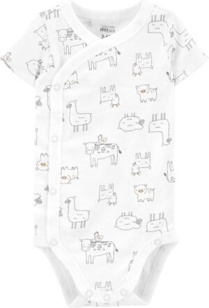 Simple Joys by Carter’s Unisex Baby 5-pack Side Snap Short-sleeve Bodysuit