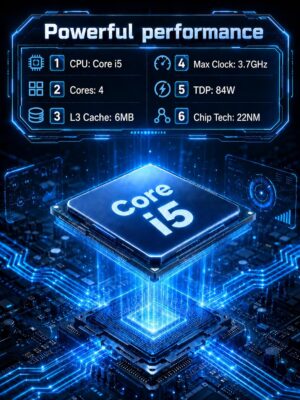 All-in-One Desktop Computer 19 Inch, Space Saving Compact PC