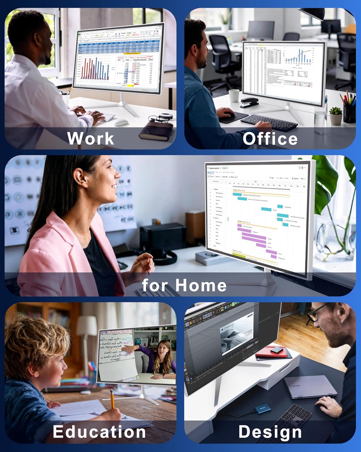 All-in-One Desktop Computer 19 Inch, Space Saving Compact PC - Image 9