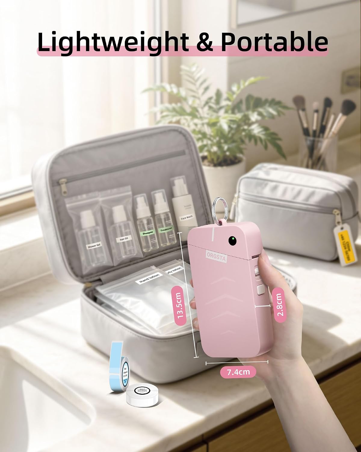 ORGSTA Label Maker, S001 Portable Bluetooth Label Maker Machine with Tape - Image 5