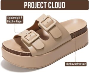 Project Cloud Lightweight Platform Wedge Sandals for Women 2026