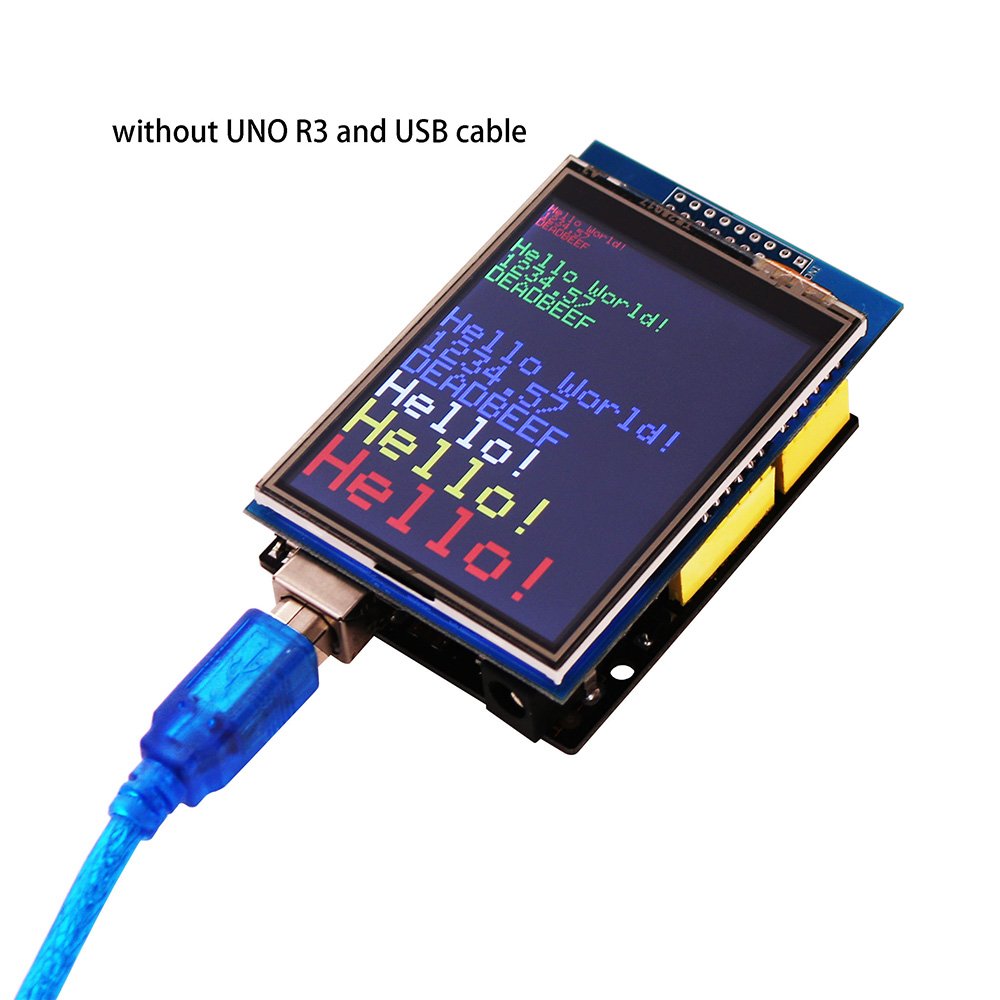 ELEGOO 2.8-Inch TFT Touch Screen with SD Card Slot Compatible with Arduino - Image 3