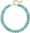 LILIE&WHITE Resin Chunky Beaded Necklace for Women Minimalistic Modern Statement Necklace Jewelry Accessories