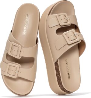 Project Cloud Lightweight Platform Wedge Sandals for Women 2026