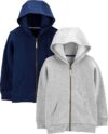 Simple Joys by Carter's Baby Boys 2-pack Full Zip Hoodies