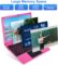 10.1Inch Laptop,Quad-Core Processor with Android 12.0 OS,2GB RAM,64GB EMMC,Built-in Camera,WiFi,USB Interface,Tpye-C Charging for Learning and Entertainment (Pink 2GB+64GB)