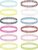 12-Pack 90s Y2K Tattoo Choker Necklace Set for Women